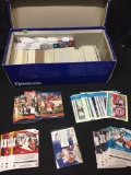 Shoebox of Mixed NFL Football Cards, Various Brands and years from Collection