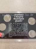 America's Changing Washington Quarter Collection in Case