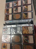 Binder of Vintage Magic the Gathering Cards from Collection