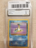 GMA Graded 1999 Pokemon Fossil LAPRAS Rare Trading Card - MINT 9