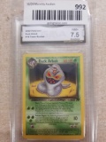 GMA Graded 2000 Pokemon Team Rocket DARK ARBOK Trading Card - NM+ 7.5