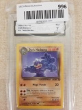 GMA Graded 2000 Pokemon Team Rocket DARK MACHAMP Trading Card - NM 7