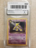 GMA Graded 2000 Pokemon Team Rocket DARK ALAKAZAM Trading Card - NM-MT 8