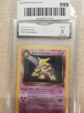 GMA Graded 2000 Pokemon Team Rocket DARK ALAKAZAM Trading Card - MINT 9