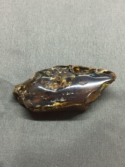 Indonesian Bunyu Island E. Kalimantan Loose Amber 2.25in Long 1.0 in Wide
