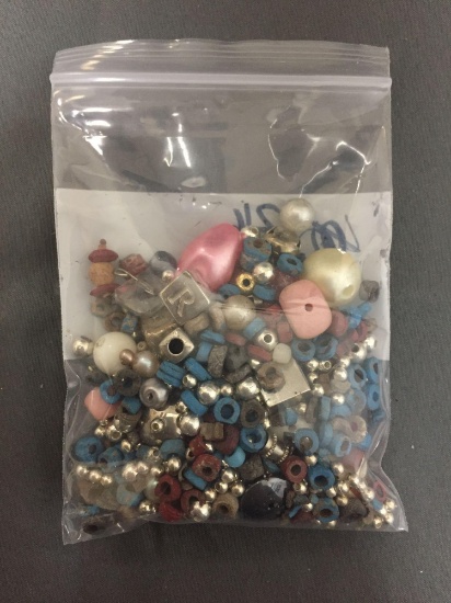 Lot of Various Size & Style Loose Jewelry Beads