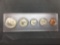 1965 United States 5 Coin Set with 40% Silver Kennedy Silver Half Dollar