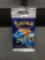 Sealed Pokemon Base Set Unlimited 11 Card Long Crimp Retail Booster Pack - Blastoise Art - 20.75