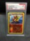 PSA Graded 2012 Pokemon Black & White Dragons Exhalted MAGMORTAR Reverse Holo Trading Card - MINT 9