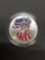 1 Ounce .999 Fine Silver AMERICAN EAGLE Silver Bullion Round Coin - Painted Lady