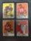 4 Card Lot of 1969 Topps Football Cards from Complete Set Break