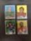 4 Card Lot of 1969 Topps Football Cards from Complete Set Break