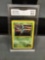 GMA Graded 2000 Pokemon Gym Heroes Brock's Zubat Rare Trading Card - NM-MT+ 8.5