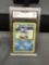 GMA Graded 1999 Pokemon Base Set WARTORTLE Trading Card - NM 7