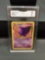 GMA Graded 1999 Pokemon Fossil GENGAR Trading Card - NM 7