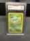 GMA Graded 1999 Pokemon Base Set BULBASAUR Trading Card - NM-MT 8