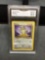 GMA Graded 1999 Pokemon Jungle MEOWTH Trading Card - NM-MT 8.5+