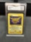 GMA Graded 1999 Pokemon Fossil ZAPDOS Rare Trading Card - NM-MT 8.5+