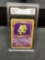 GMA Graded 1999 Pokemon Fossil HYPNO Trading Card - GEM MINT 10