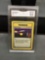 GMA Graded 1999 Pokemon Base Set ITEM FINDER Rare Trading Card - NM-MT+ 8.5