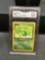 GMA Graded Pokemon Trading Card - 1st Ed Rocket Oddish #63 NM-MT 8.5