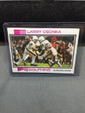 1973 Topps #100 LARRY CSONKA Dolphins Vintage Football Card