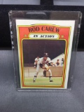 1972 Topps #696 ROD CAREW In Action Twins Vintage Baseball Card - High number