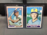 1978 & 1979 Topps ROBIN YOUNT Brewers Vintage Baseball Cards