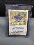 Vintage Magic the Gathering KARMA Beta Trading Card from Collection