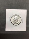1957-D United States Washington Silver Quarter - 90% Silver Coin from Estate