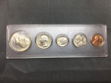 1965 United States 5 Coin Set with 40% Silver Kennedy Silver Half Dollar