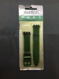 New In Package Swatch Band Large Green in Hanger Pack - WOW