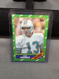 1986 Topps #45 DAN MARINO Dolphins Vintage Football Card