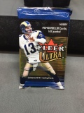 Factory Sealed 2002 Ultra Football 10 Card Hobby Pack