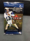 Factory Sealed 2002 Ultra Football 10 Card Hobby Pack