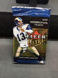 Factory Sealed 2002 Ultra Football 10 Card Hobby Pack