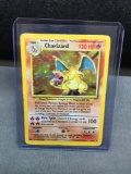 Pokemon CHARIZARD Base Set Unlimited Holofoil Rare Card 4/102