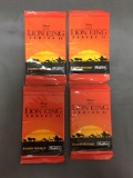 4 Count Lot of Disney's THE LION KING Series II 8 Card Trading Card Pack