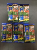 5 Count Lot of 1994 Topps Football 12 Card Hobby Pack