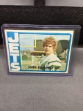 1972 Topps #13 JOHN RIGGINS Jets Redskins Vintage ROOKIE Football Card