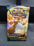 Factory Sealed Pokemon DARKNESS ABLAZE 10 Card Booster Pack