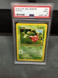PSA Graded 2000 Pokemon Neo Genesis HOPPIP Trading Card - MINT 9