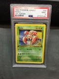 PSA Graded 1999 Pokemon Jungle 1st Edition PARAS Trading Card - MINT 9