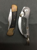 2 Count Lot of Vintage Pocket Knives from Collection