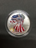 1 Ounce .999 Fine Silver AMERICAN EAGLE Silver Bullion Round Coin - Painted Lady