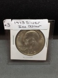 1973 United States Eisenhower Silver Dollar - 40% Silver Coin