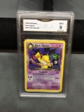GMA Graded 2000 Pokemon Team Rocket DARK HYPNO Rare Trading Card - MINT 9