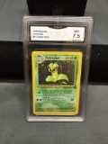 GMA Graded 1999 Pokemon Jungle VICTREEBEL Rare Trading Card - NM+ 7.5
