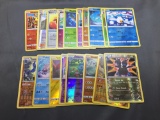 18 Card Lot of Pokemon Reverse Holo Cards from Collection