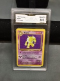 GMA Graded 1999 Pokemon Fossil HYPNO Trading Card - NM-MT+ 8.5